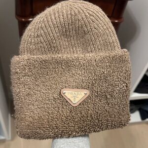 Prada Teddy Textured Beanie